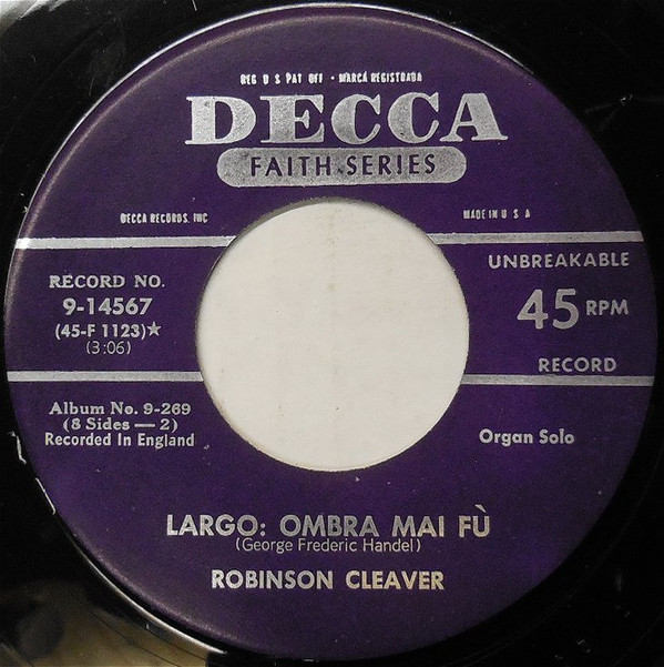 lataa albumi Robinson Cleaver - Church Organ