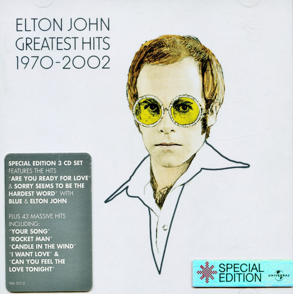 Elton John – Greatest Hits 1970-2002 (2003, CD) - Discogs