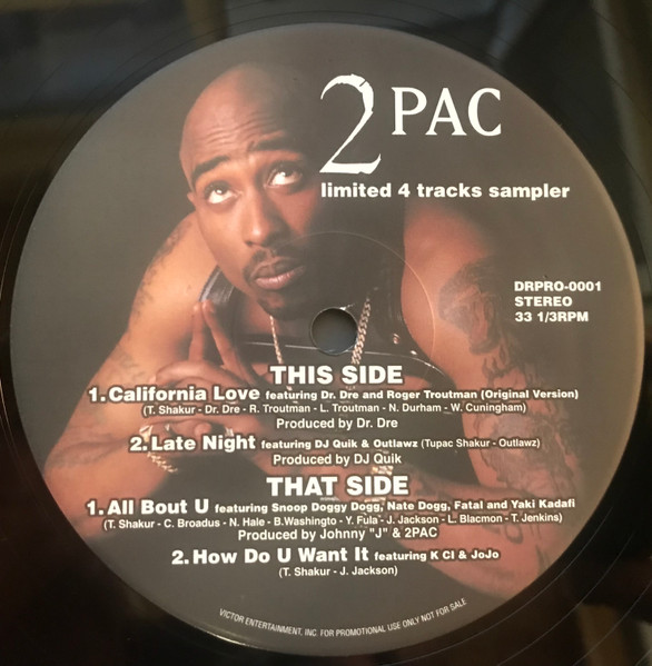 2PAC/LIMITED 4 TRACKS SAMPLER - レコード