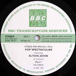 Elton John - Stereo Pop Special-95 & 96 album cover