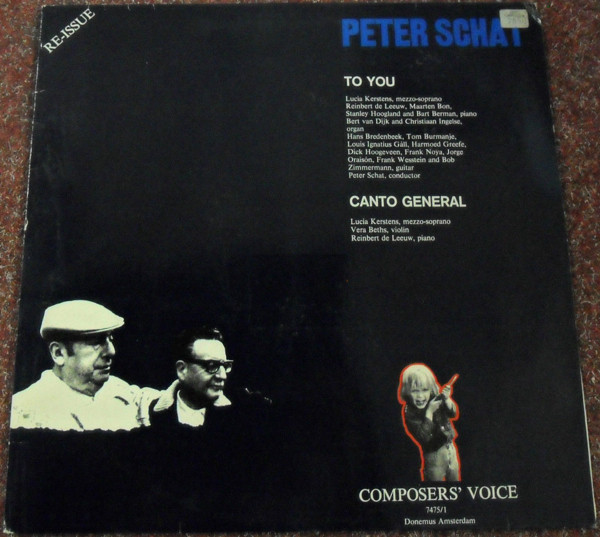télécharger l'album Peter Schat - To You Canto General