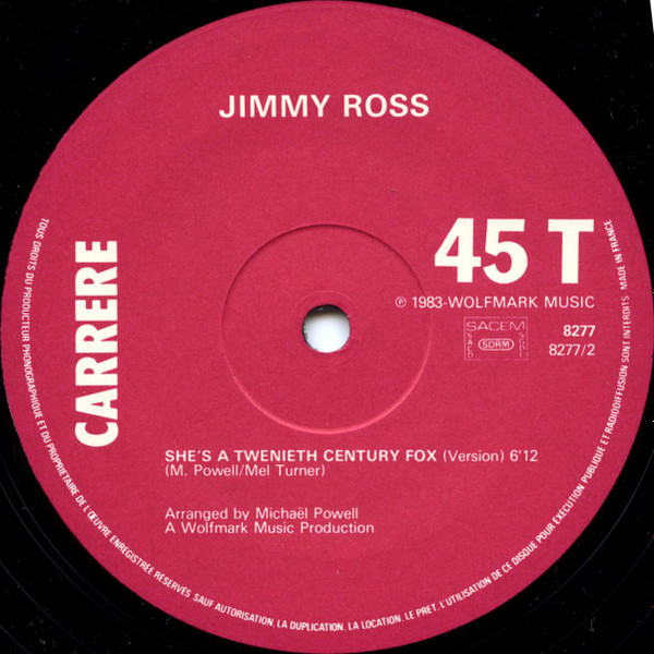 baixar álbum Jimmy Ross - Shes A Twenieth Century Fox