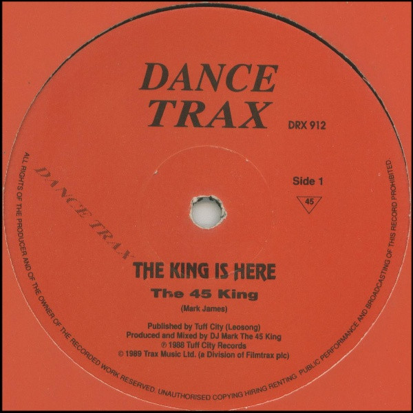 The 45 King – The King Is Here! (1988, Vinyl) - Discogs