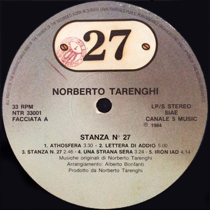 baixar álbum Norberto Tarenghi - Stanza N 27
