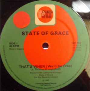 State Of Grace (3) - That's When (We'll Be Free) album cover
