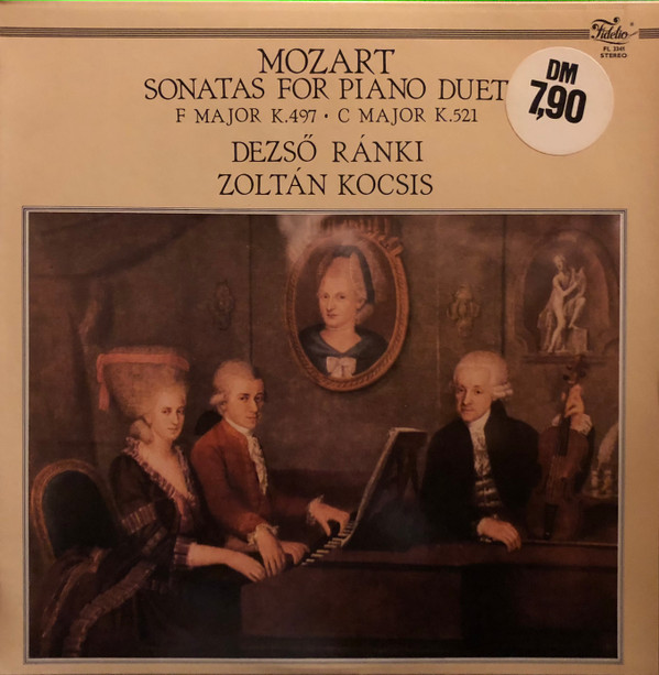 lataa albumi Dezső Ránki, Zoltán Kocsis, Wolfgang Amadeus Mozart - Wolfgang Amadeus Mozart Sonatas For Piano Duet F Major K497 C Major K521