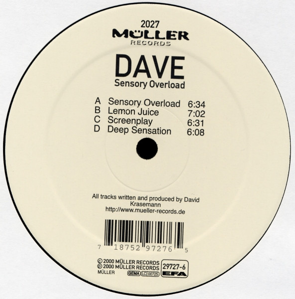 descargar álbum Dave - Sensory Overload