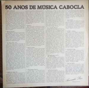 VARIOUS: 50 anos de musica cabocla CABOCLO 12" LP 33 RPM