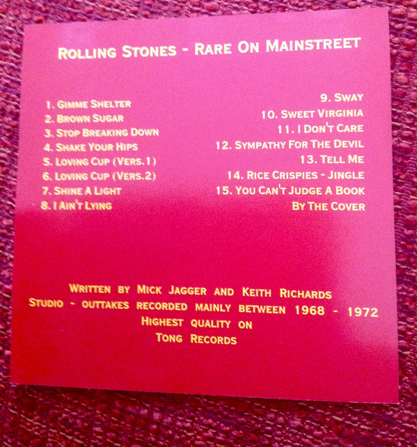 lataa albumi The Rolling Stones - Rare on main street