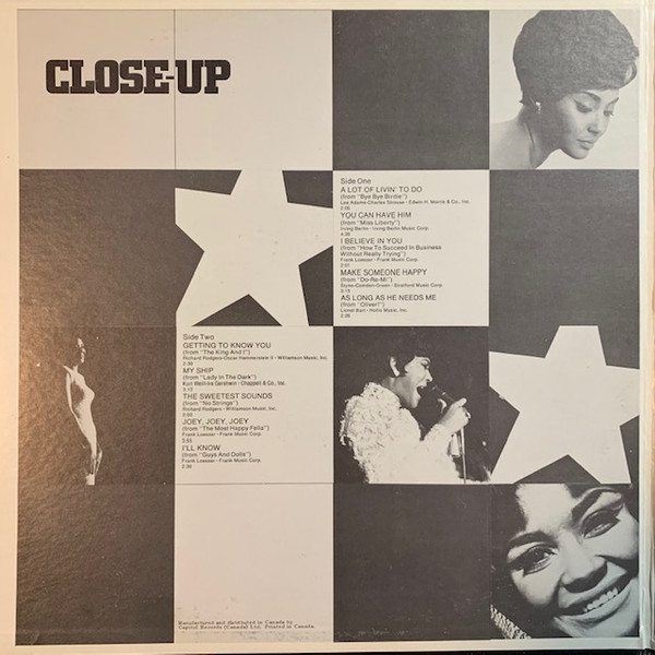 Nancy Wilson - Close-Up | Capitol Records (SWBB-256) - 4