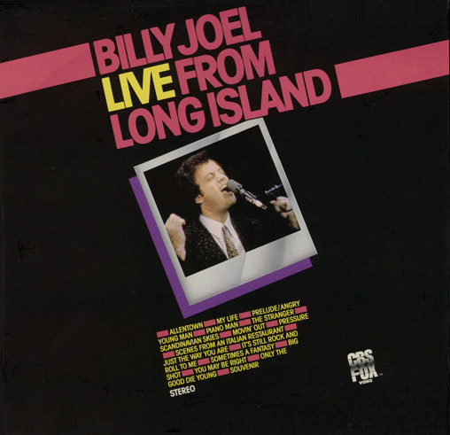 Billy Joel – Live From Long Island (1984, CLV, Laserdisc) - Discogs