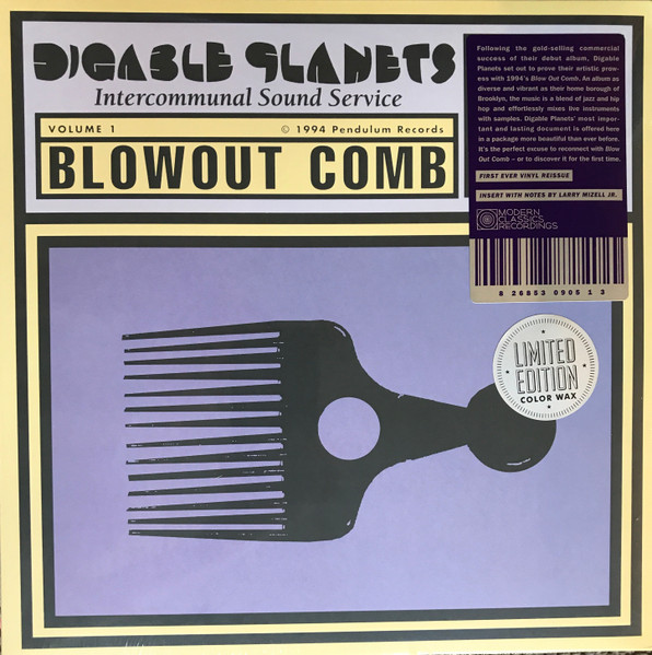 Digable Planets – Blowout Comb (2017, Blue & Yellow Translucent 