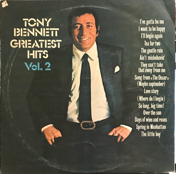 Tony Bennett – Greatest Hits Vol. 2 (1977, Vinyl) - Discogs