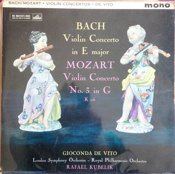 KUBELIK BACH MOZART VIOLIN CONCERTOS / 180g 再発盤-