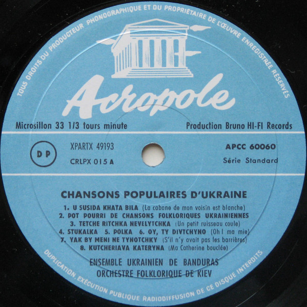 lataa albumi Various - Chanson Populaires DUkraine
