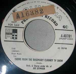 Joe Seymour (2) - Theme From The Rosemary Clooney TV Show album cover