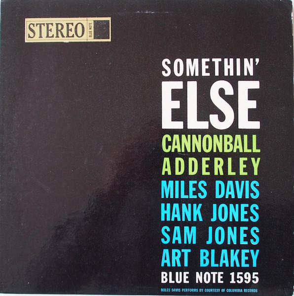 Cannonball Adderley – Somethin' Else (2021, 180g, Vinyl) - Discogs