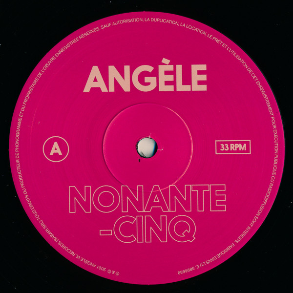 Angèle - Nonante-Cinq | Angèle VL Records (389663 9) - 7