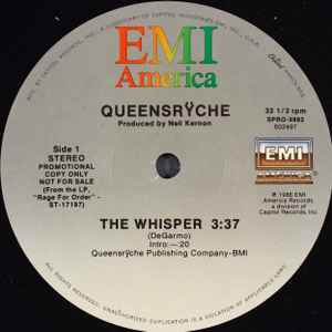 Queensrÿche – The Whisper / I Dream In Infrared (1986, Vinyl