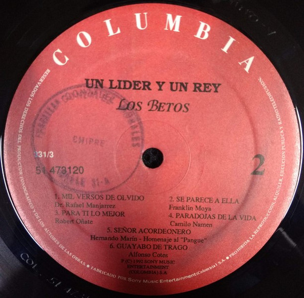 Album herunterladen Los Betos - Un Lider Y Un Rey