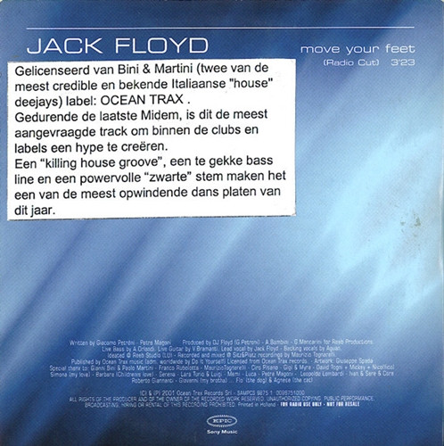 ladda ner album Jack Floyd - Move Your Feet