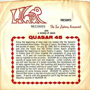 The Sun Lightning Incorporated - Quasar 45  album cover