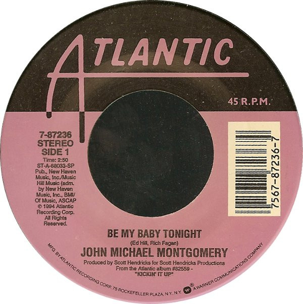 last ned album John Michael Montgomery - Be My Baby Tonight Full Time Love