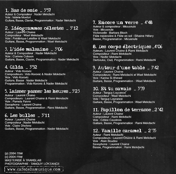 ladda ner album Café De La Musique - Café De La Musique