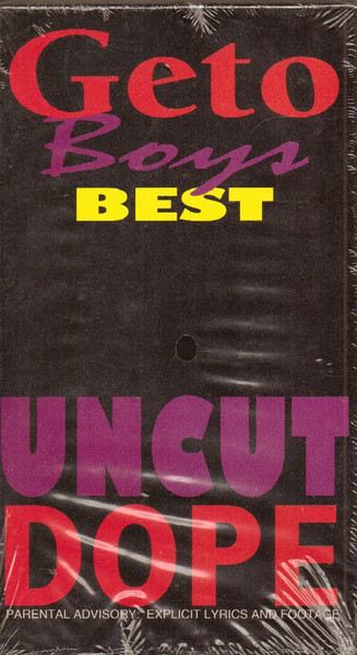 Geto Boys – Uncut Dope: Geto Boys' Best (1992, VHS) - Discogs