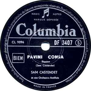 Pochette de l'album Sam Castendet Et Son Orchestre Antillais - Pavini Consa / Martinique Moin Chérie