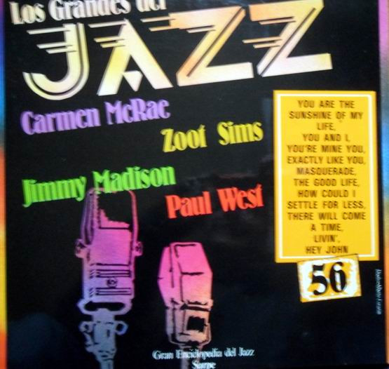Carmen McRae – Ms. Jazz (1974, Vinyl) - Discogs