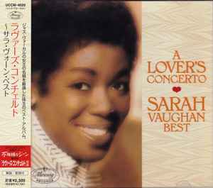 Sarah Vaughan – A Lover's Concerto - Sarah Vaughan Best (2005, CD