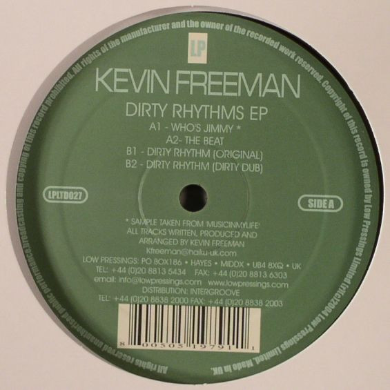 descargar álbum Kevin Freeman - Dirty Rhythms EP