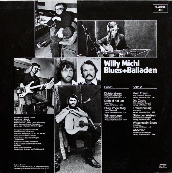 ladda ner album Willy Michl - Blues Balladen