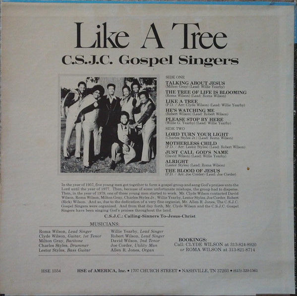 descargar álbum CSJC Gospel Singers - Like A Tree