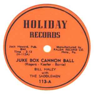 Bill Haley And The Saddlemen - Juke Box Cannon Ball / Sundown Boogie  album cover