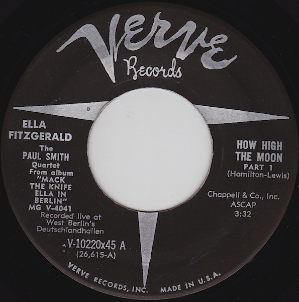 lataa albumi Ella Fitzgerald With The Paul Smith Quartet - How High The Moon