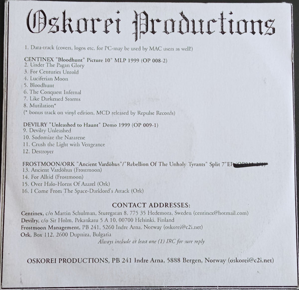 ladda ner album Various - Oskorei Productions