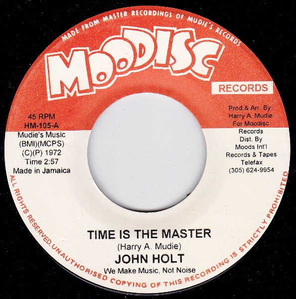 John Holt – Time Is The Master (1972, Vinyl) - Discogs