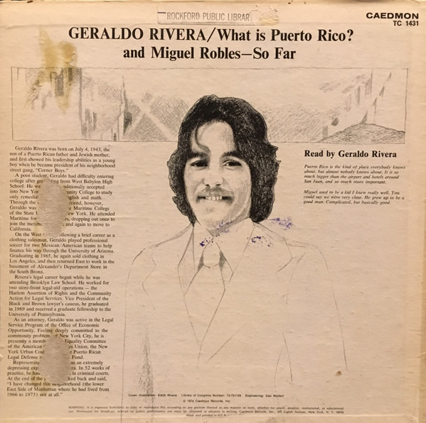 descargar álbum Geraldo Rivera - What Is Puerto Rico And Miguel Robles So Far