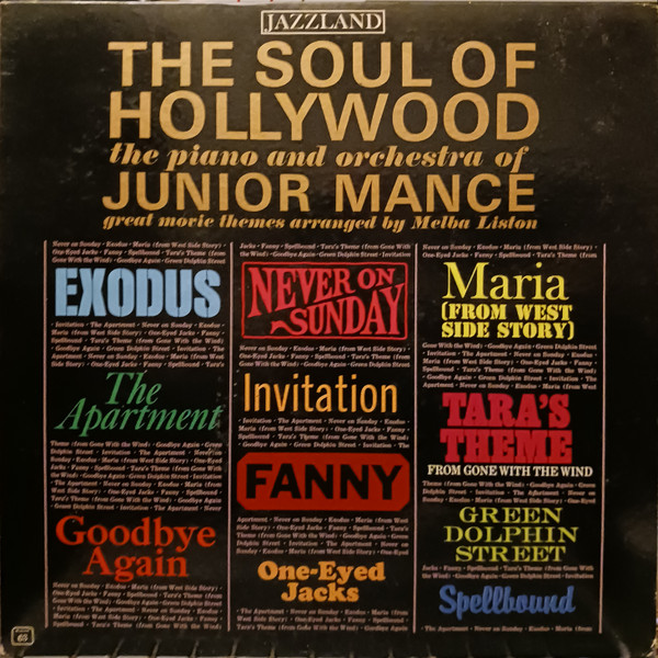 Junior Mance – The Soul Of Hollywood (1966, Vinyl) - Discogs