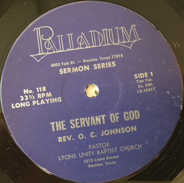 lataa albumi Reverend O C Johnson - The Servant Of God