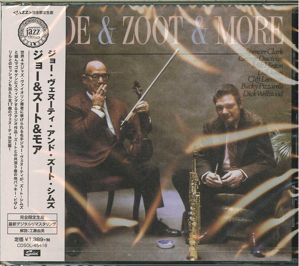 Joe Venuti & Zoot Sims – Joe & Zoot & More (2017, CD) - Discogs