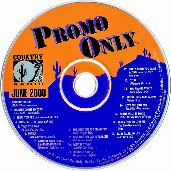 descargar álbum Various - Promo Only Country Radio June 2000