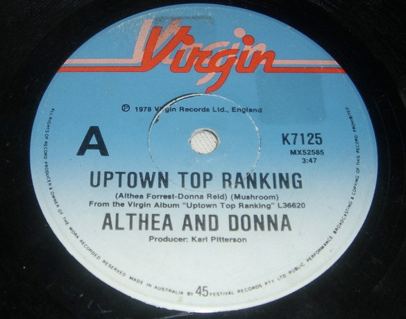 descargar álbum Althea & Donna - Uptown Top Ranking No More Fighting