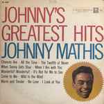 Cover of Johnny's Greatest Hits, 1958, Vinyl