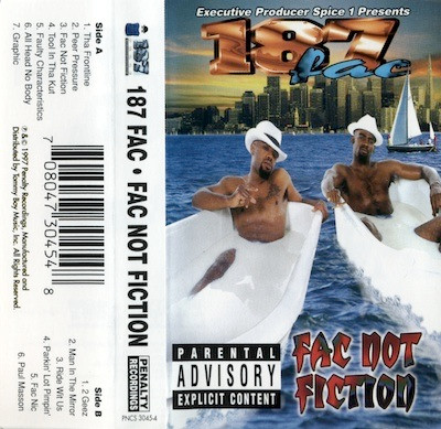 187 Fac – Fac Not Fiction (1997, CD) - Discogs