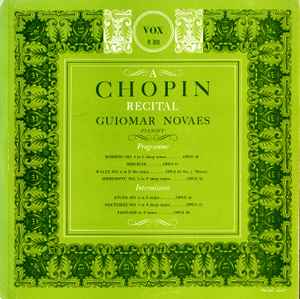 Frédéric Chopin - A Chopin Recital album cover