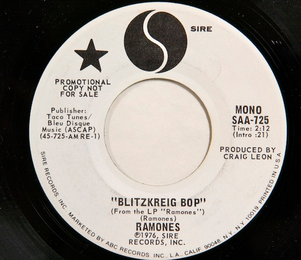 Ramones – 電撃バップ = Blitzkrieg Bop (1976, Vinyl) - Discogs