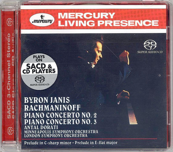 last ned album Byron Janis, Rachmaninoff, Antal Dorati, Minneapolis Symphony Orchestra London Symphony Orchestra - Piano Concerto No 2 Piano Concerto No 3